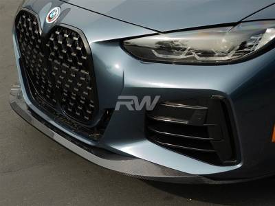 RW Carbon - BMW G22 G23 Performance Style Carbon Fiber Front Lip bmwg22015 - Image 4