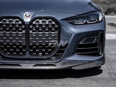 RW Carbon - BMW G22 G23 4-Series DTM Carbon Fiber Front Lip bmwg22014 - Image 3