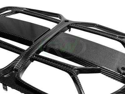 RW Carbon - BMW G26 4-Series CSL Style Carbon Fiber Front Grille bmwg2605 - Image 4