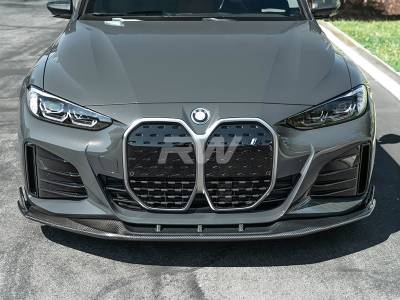RW Carbon - BMW G26 / i4 DTM Carbon Fiber Front Lip Spoiler bmwg2606 - Image 2
