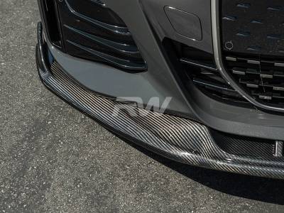 RW Carbon - BMW G26 / i4 DTM Carbon Fiber Front Lip Spoiler bmwg2606 - Image 4
