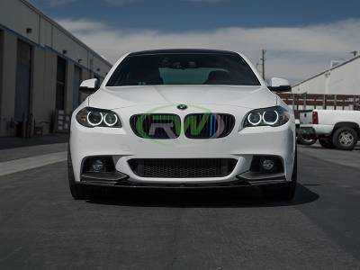 RW Carbon - BMW F10 Performance Style CF Front Lip Spoiler bmwf10013 - Image 2