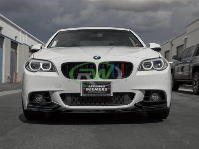 RW Carbon - BMW F10 F11 Performance Style Front Lip Spoiler bmwf10054 - Image 2