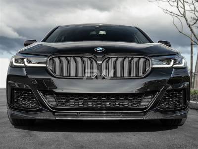 RW Carbon - BMW G30 LCI Carbon Fiber Front Lip Spoiler bmwg30027 - Image 2