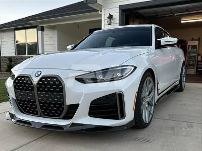 RW Carbon - BMW G26 4-Series / i4 Carbon Fiber Front Lip bmwg2602 - Image 2