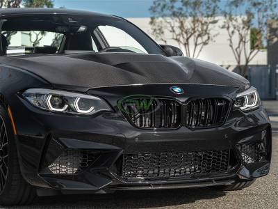 RW Carbon - BMW F87 M2 Center Carbon Fiber Front Lip Spoiler bmwf8714 - Image 2