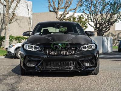RW Carbon - BMW F87 M2 Center Carbon Fiber Front Lip Spoiler bmwf8714 - Image 3