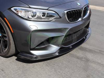 RW Carbon - BMW F87 M2 3D Style CF Front Lip Spoiler bmwf8707 - Image 2