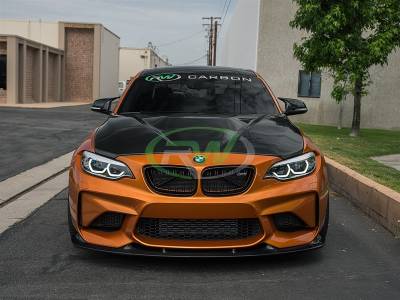RW Carbon - BMW F87 M2 3D Style CF Front Lip Spoiler bmwf8707 - Image 3