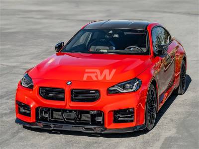 RW Carbon - BMW G87 M2 Carbon Fiber GTX Front Lip Spoiler bmwg87025 - Image 3
