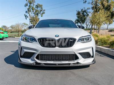 RW Carbon - BMW F87 M2 Competition 3D Style CF Front Lip bmwf8724 - Image 2