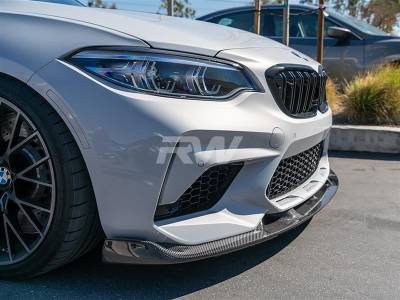 RW Carbon - BMW F87 M2 Competition 3D Style CF Front Lip bmwf8724 - Image 3