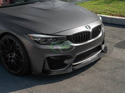 RW Carbon - BMW F8X M3 M4 Varis Style Carbon Fiber Front Lip bmwf8x015 - Image 3