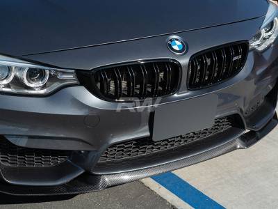 RW Carbon - BMW F8X M3 M4 CS Style CF Front Lip Spoiler bmwf8x033 - Image 2
