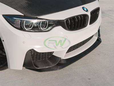 BMW F8x GTS Style Front Lip - CF Lower and Upper Lips bmwf8x027-cf