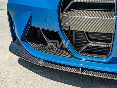 RW Carbon - BMW G8X M3/M4 3D Style Carbon Fiber Front Lip bmwg8x013 - Image 4