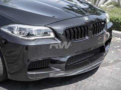 BMW F10 M5 Center Carbon Fiber Front Lip Spoiler bmwf10037