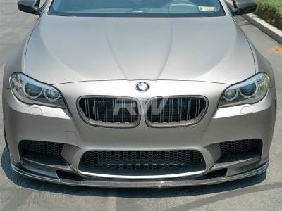 RW Carbon - BMW F10 M5 3D Style Carbon Fiber Front Lip bmwf10025 - Image 3