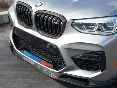 BMW F97 X3M/F98 X4M RWS Carbon Fiber Front Lip bmwf97002