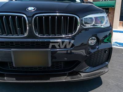 RW Carbon - BMW F15 X5 M Sport 3D Style Carbon Fiber Front Lip bmwf15019 - Image 2