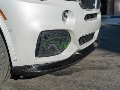 RW Carbon - BMW F15 X5 M Sport 3D Style Carbon Fiber Front Lip bmwf15019 - Image 3