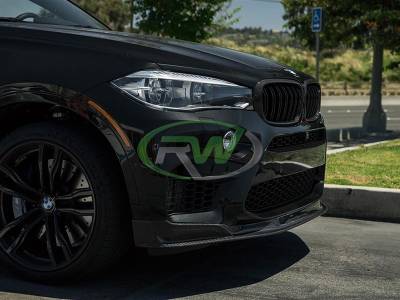 RW Carbon - BMW F85 X5M F86 X6M Carbon Fiber Front Lip bmwf8504 - Image 4