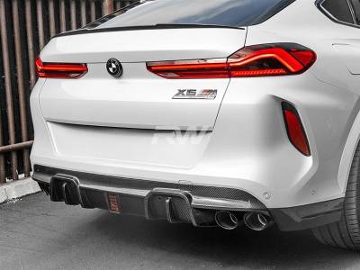 BMW F95 X5M/F96 X6M Man Style CF Diffuser bmwf95014