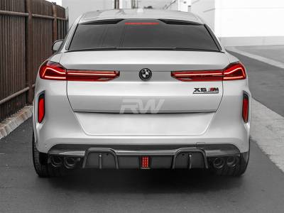 RW Carbon - BMW F95 X5M/F96 X6M Man Style CF Diffuser bmwf95014 - Image 3