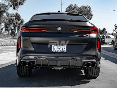 RW Carbon - BMW F95 X5M/F96 X6M Man Style CF Diffuser bmwf95014 - Image 4