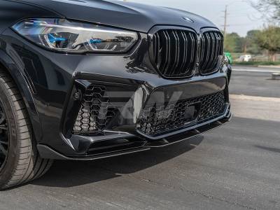 RW Carbon - BMW F95 X5M Carbon Fiber Front Lip Spoiler bmwf9504 - Image 2