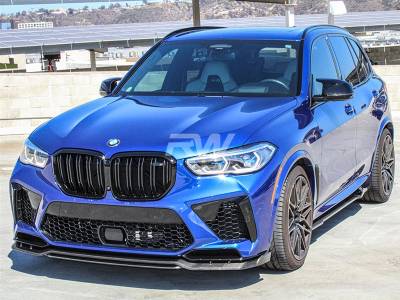 RW Carbon - BMW F95 X5M Man Style Carbon Fiber Front Lip bmwf95011 - Image 3