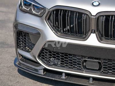 RW Carbon - BMW F96 X6M RWS Carbon Fiber Front Lip bmwf9602 - Image 3