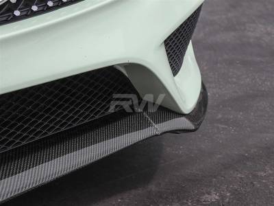 RW Carbon - Mercedes W205 Carbon Fiber Front Lip Spoiler mercw20503 - Image 5