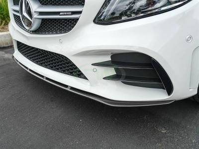 Mercedes W205 C43 2019+ Night Style CF Front Lip mercw20545