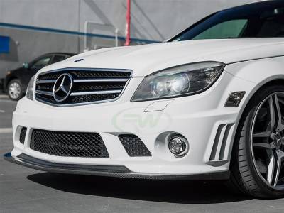 Mercedes W204 C63 AMG Arkym Style CF Front Lip mercw20437