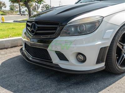 RW Carbon - Mercedes W204 C63 AMG Arkym Style CF Front Lip mercw20437 - Image 4