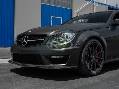 RW Carbon - Mercedes C63 Black Series Style Carbon Fiber Front Lip mercw20410 - Image 4