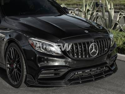 Mercedes W205 C63 BRS Style Carbon Fiber Front Lip mercw20507