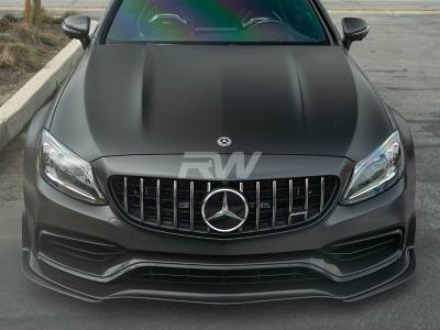 RW Carbon - Mercedes W205 C63/C63S GTX Coupe CF Front Lip mercw20561 - Image 3