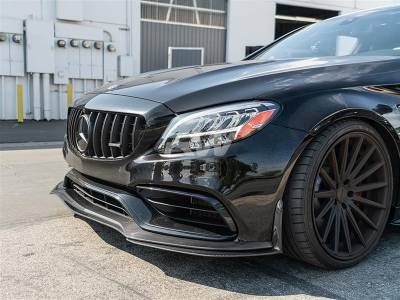 Mercedes W205 C63/C63S GTX Coupe CF Front Lip w/Lower Splitters mercw20561-4