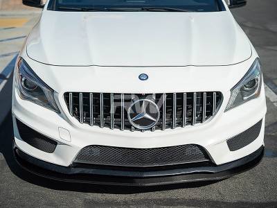 RW Carbon - Mercedes C117 CLA Revo Style CF Lip Spoiler mercc11706 - Image 2