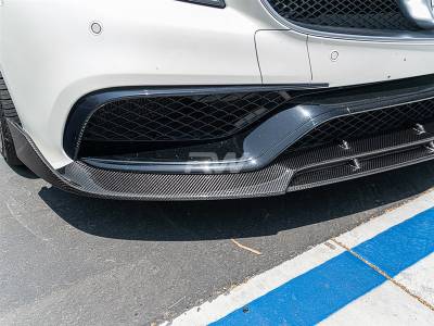 RW Carbon - Mercedes W218 CLS63 BRS Style Carbon Fiber Front Lip mercw21812 - Image 2