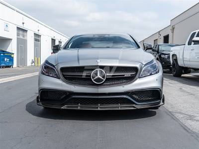 RW Carbon - Mercedes W218 CLS63 BRS Style Carbon Fiber Front Lip mercw21812 - Image 4