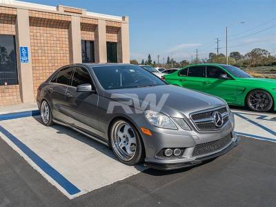 RW Carbon - Mercedes E350 E550 Godhand Style Carbon Fiber Lip Spoiler mercw21203 - Image 3
