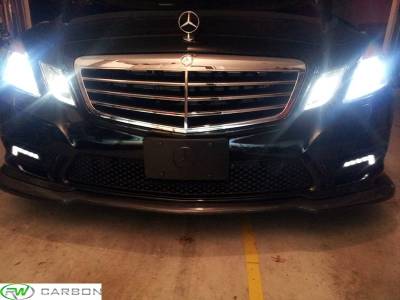 RW Carbon - Mercedes E350 E550 Carlsson Style CF Front Lip mercw21210 - Image 4