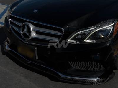 RW Carbon - Mercedes W212 14+ Sport Carbon Fiber Front Lip mercw21222 - Image 3