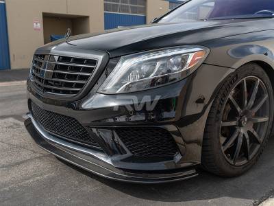 Mercedes W222 S63 Carbon Fiber Front Lip Spoiler mercw22203