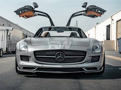 RW Carbon - Mercedes SLS Renn Style Carbon Fiber Front Lip mercsls02 - Image 2