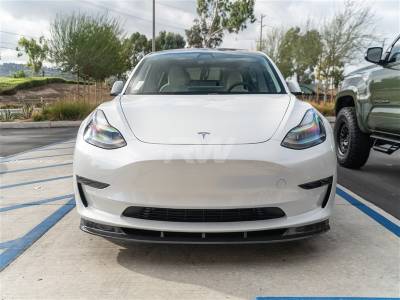 RW Carbon - Tesla Model 3 RWS Carbon Fiber Front Lip Spoiler tesla07 - Image 2