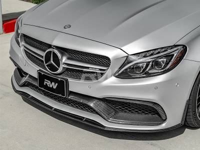 RW Carbon - Mercedes W205 C63 AMG Carbon Fiber Front Trim mercw20510 - Image 2